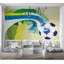 Papier peint mural Premium - soccer abstrait-136488095