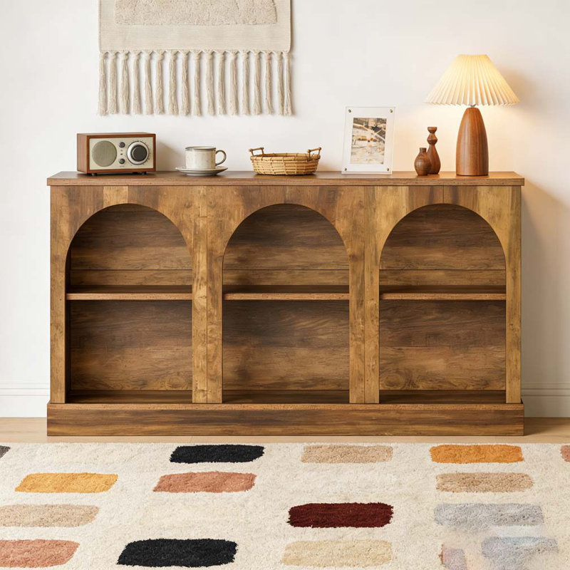 Table d'entrée pratique, console, Brun rustique
