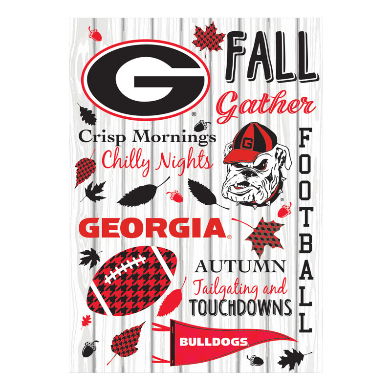 Double face H 44 po x l 28 po, NCAA Georgia