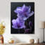 Mono mauve noir Buttercups Moonlit Kiss - Buttercups Wall Art-1584485481-1584485483