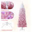 Arbres de Noël artificiels minces 6 pi-780330649-780330651