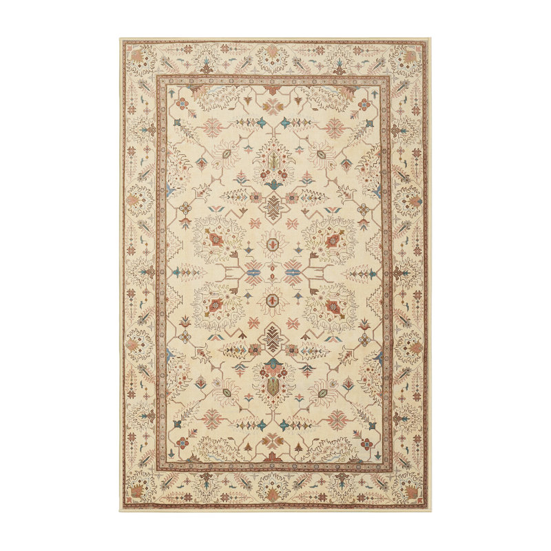 Tapis beige/brun traditionnel McGreggor, Rectangle 2 pi x 3 pi