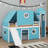 Bozman Kids Bunk Bed-833074427-833074426
