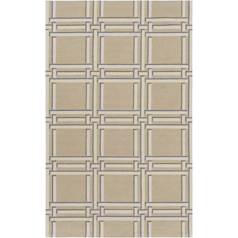 Abington Wool Geometric Indoor Rug, Rectangle 8' x 10'