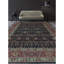 Tapis noir et rouge de haute qualité noué à la main