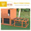 Cage à lapins en bois Pawhut-730991216