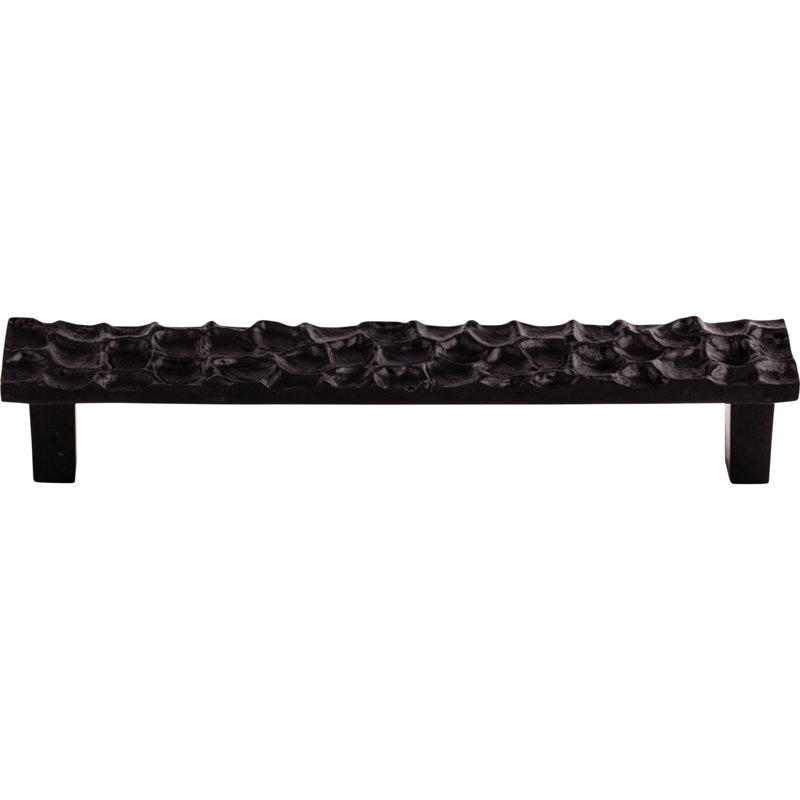 Cobblestone 6 5/16" Center to Center Bar Pull, Coal Black