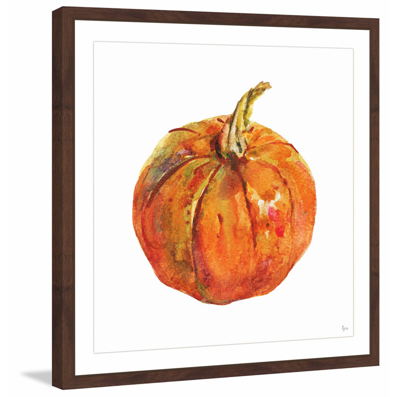 " Twisted Pumpkin " by Eyre Tarney, 18" x 18"