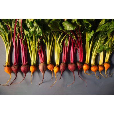Mix of Red and Gold Beets - Photographie sur toile tendue