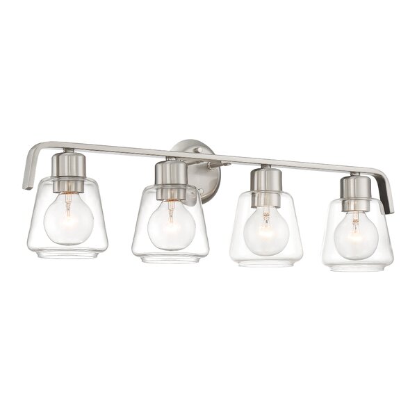 Latitude Run® Reiss 4-Light Dimmable Satin Platinum Vanity Light ...