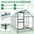 6x10 FT Walk-in Greenhouses for Outdoors, Polycarbonate Greenhouse with PC Panels, Greenhouses for Outdoors for Yard, Garden, Hobby-120704878