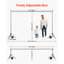 Support de fond de studio photo réglable de 2 x 3 m, kit portable avec 5 barres transversales, support robuste pour écran de projection, idéal pour les studios photo et vidéo et les fêtes.