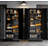 71"H Metal Garage Storage Cabinet With Wheels And Lock, Heavy Duty Rolling Metal Cabinet, 4 Adjustable Shelves , 3-Point Locking Security, For Tool Organization In Garage, Workshop, Office ,Black-1421555919