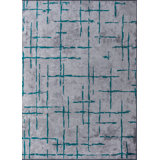 Rapture Green/Gray Geometric Luxury Area Rug