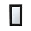 Armoire étroite noire pour la cuisine - H 25,7 po x l 15,7 po avec trois tablettes et une porte en miroir-592618659