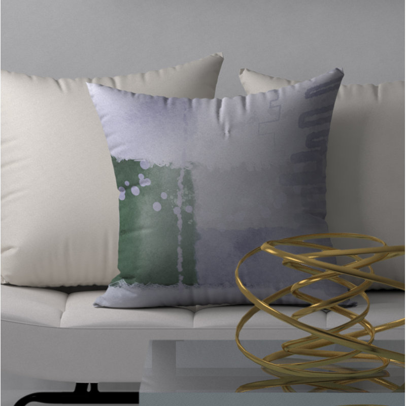 Housse de coussin décorative carrée et insert, 20 po X 20 po