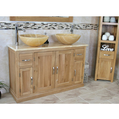 Stockley 1230mm Double Bathroom Vanity with Basin