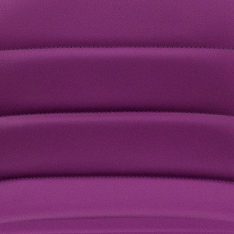 Clift Modern Upholstered Adjustable-Height Barstool with Footrest, Purple, 1