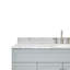 Ensemble de meuble-lavabo simple 61 po avec miroir Partham-94350847
