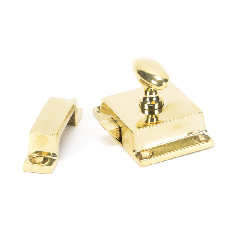 Cabinet Latches, Polished Brass 