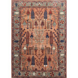 One-of-a-Kind Rectangle 4'3" X 6' Hand Knotted Area Rug
