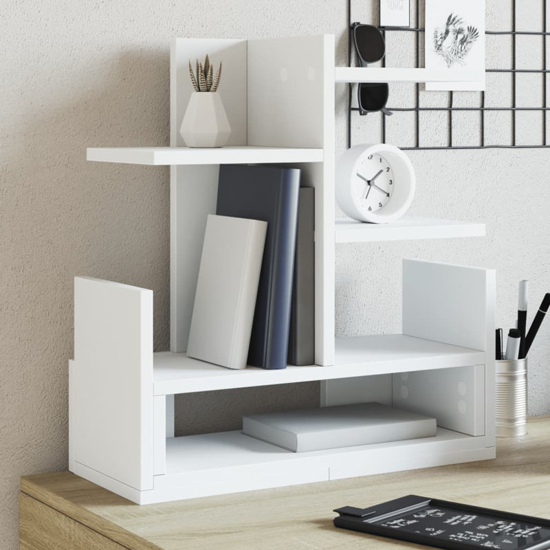 Manufactured Wood Desk Organizer, White