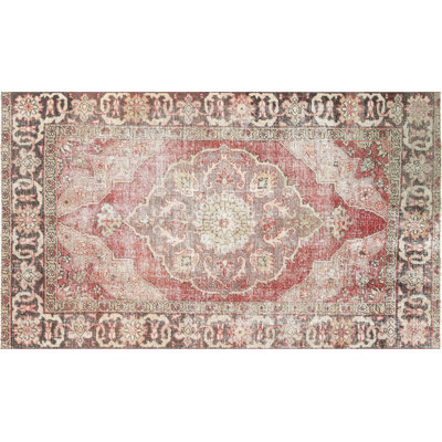 One-of-a-Kind 5'4" X 9'1" 1900s Wool Area Rug in