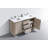 Tulughan 59.125'' Double Bathroom Vanity with Quartz/Ceramic Undercount Sink Top-1876626695