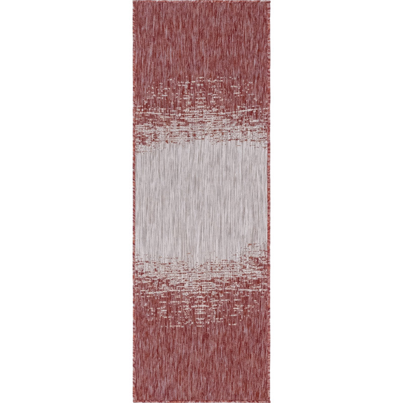Beedeville Abstract Indoor / Outdoor Rug, Runner 2' x 6'1"