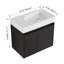 Ensemble de meuble-lavabo mural flottant-185780268