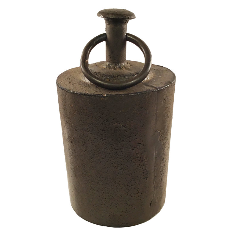 Emme Round Weight Iron Floor Door Stop
