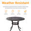 Table bistro d'extérieur pour jardin Merrimack, bronze