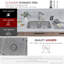 Évier de cuisine élégant à double cuve en acier inoxydable à double cuve 32 po Olivine-94128991-94128987