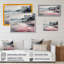 «Pink Coastal Waves II», reproduction sur toile-88550391-88550394