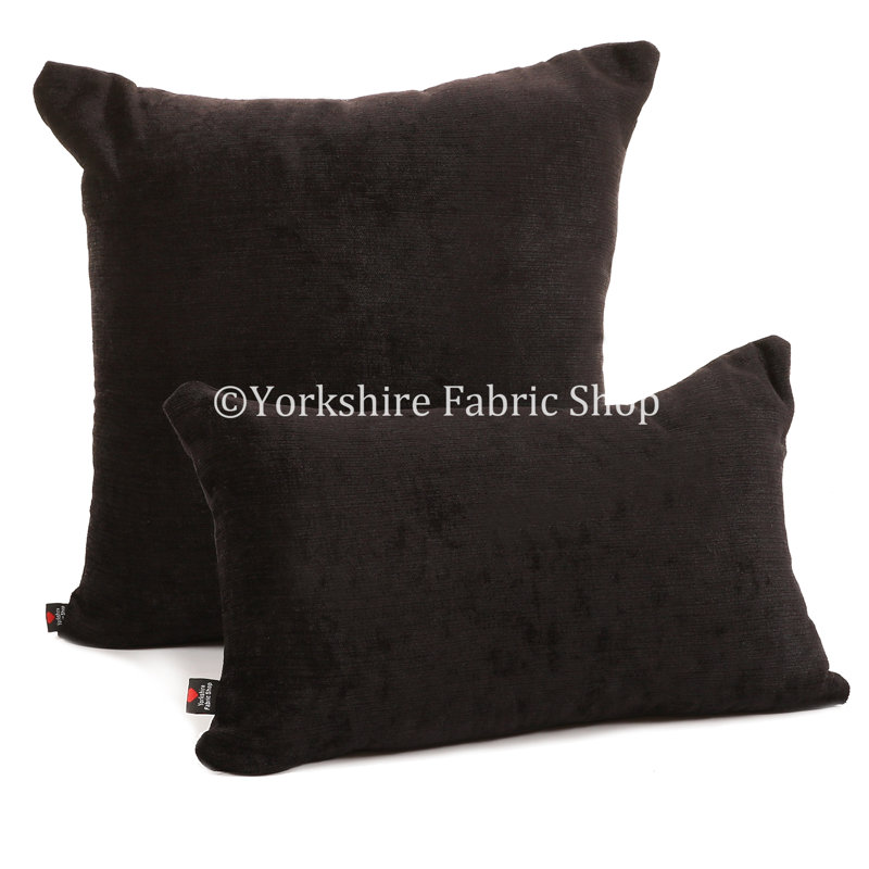 Eberhardt Square Cushion, Medium, Black