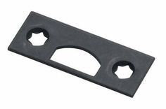 Mortise Strike, 2" H x 0.3" W x 0.2" D, Unlacquered Brass