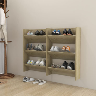 Chipboard 12 Pair Shoe Rack