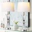 Ensemble de 2 lampes de table de table de chevet modernes à commande tactile 3 pièces avec 2 ports de charge USB (ampoules incluses)-1629792376-1656611998
