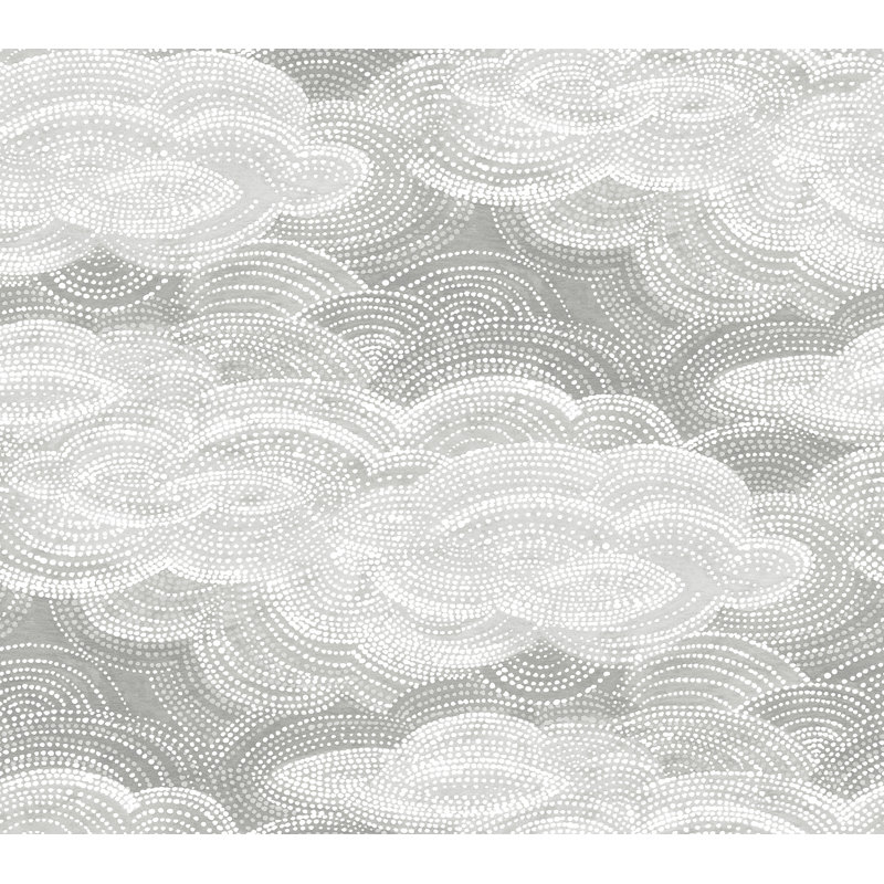 Chuk Non-Pasted,Unpasted Abstract Roll, Gray