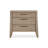 Sumire Three Drawer Ash Wood Nightstand In Ginger