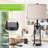 Black Touch Control Table Lamp Set Of 2, Dimmable Metal Bedside Lamps With Industrial Cage Nightlight, 27 Inches