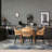 Abstract Machine Woven Polypropylene Marble Area Rug in Blue-87093340