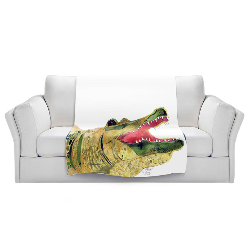  Couverture en alligator, 68 po x 80 po