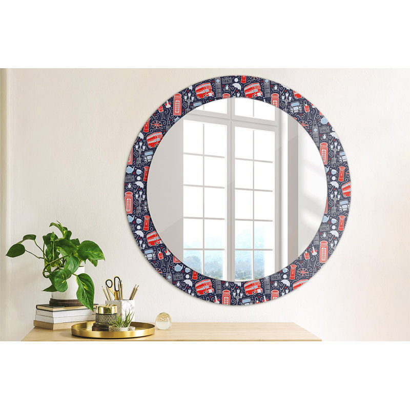 Huldar Glass Flat Wall Mirror