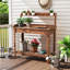 Table de jardin en bois