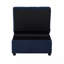 Banc de rangement avec plateau coulissant Modern