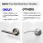 Dune Privacy Door Lever Modern Concealed Design For (Bed & Bath) – Sleek Minimalist Style in Brushed Nickel-114645469