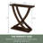 Arbri 31.25" Criss-Cross Console Table-96429144