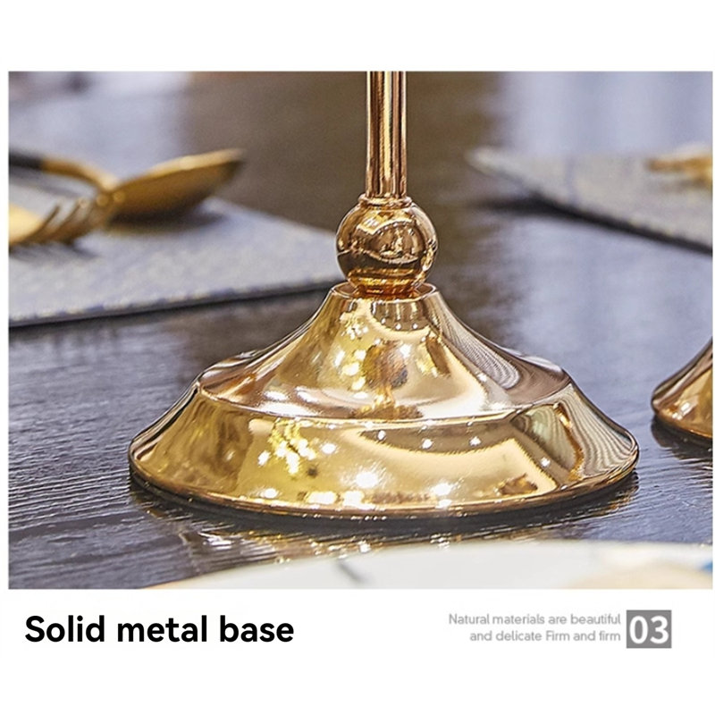 11.42'' H Metal Tabletop Candlestick