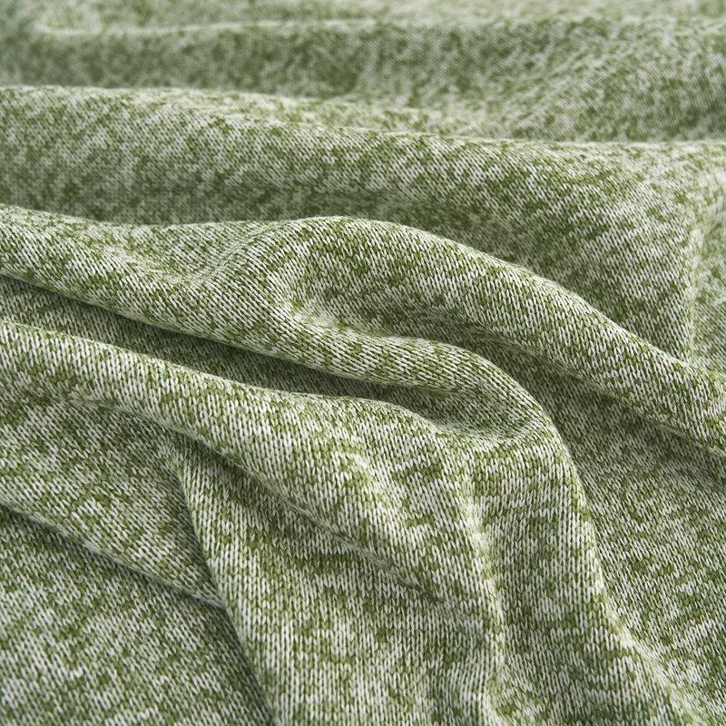 Couverture et taie décorative, Vert, Très grand